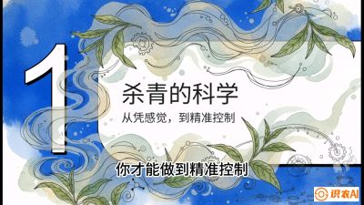 第05节（加工篇）：决胜2分钟：用&ldquo;数字温控&rdquo;破解杀青不匀，复刻大师级手工口感，课程：《茶金时代：从&ldquo;看天吃饭&rdquo;到&ldquo;精准控局&rdquo;的茶叶高产提质实战课》