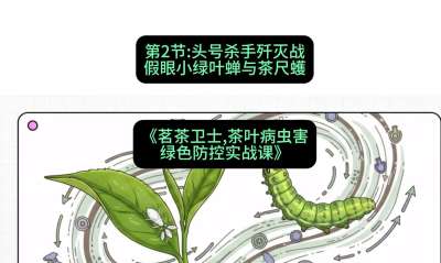 第02节：头号杀手歼灭战&mdash;&mdash;假眼小绿叶蝉与茶尺蠖，课程：《茗茶卫士&mdash;&mdash;茶叶病虫害绿色防控实战课》#识农AI