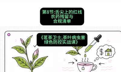 第08节：舌尖上的红线&mdash;&mdash;农药残留与合规清单，课程：《茗茶卫士&mdash;&mdash;茶叶病虫害绿色防控实战课》#识农AI