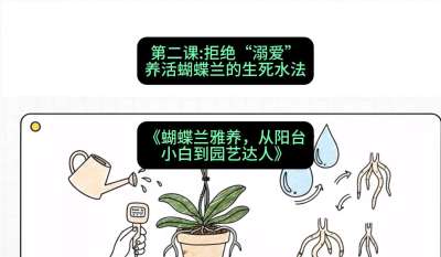 第二节：拒绝&ldquo;溺爱&rdquo;：养活蝴蝶兰的生死水法，课程：《蝴蝶兰雅养六讲：从阳台小白到园艺达人》#识农AI